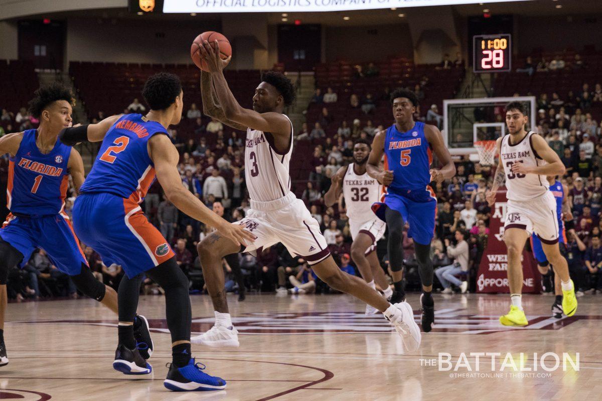 Quenton Jackson runs across the court.&#160;