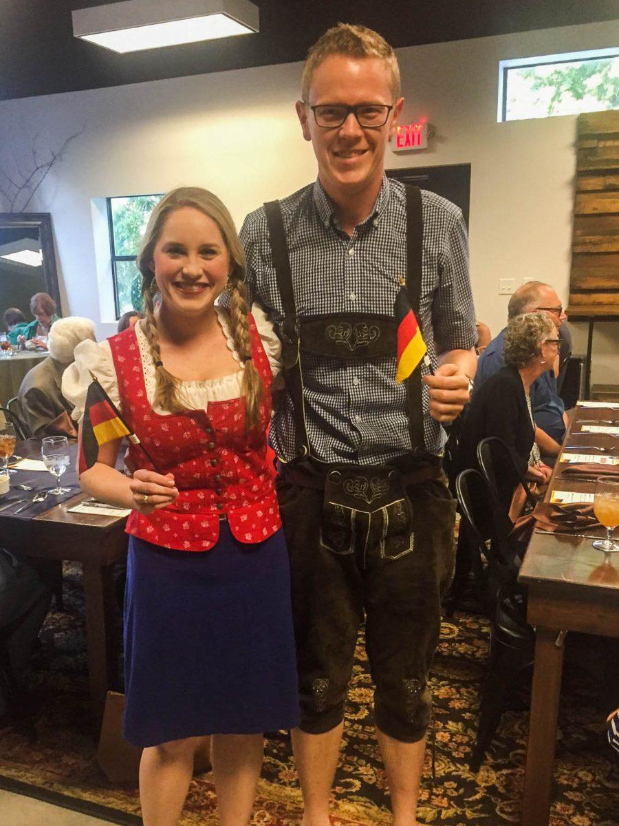 Stacey Wendelbo, Class of 2011, and Morten Wendelbo, Class of 2016, attended a Culture Club Dinner put on the by the Brazos Valley Worldfest and Culture Club.