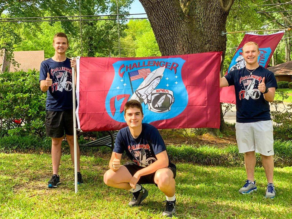 Freshmen from Squadron 17 in the Corps of Cadets completed their own version of the March to the Brazos tradition this year.
