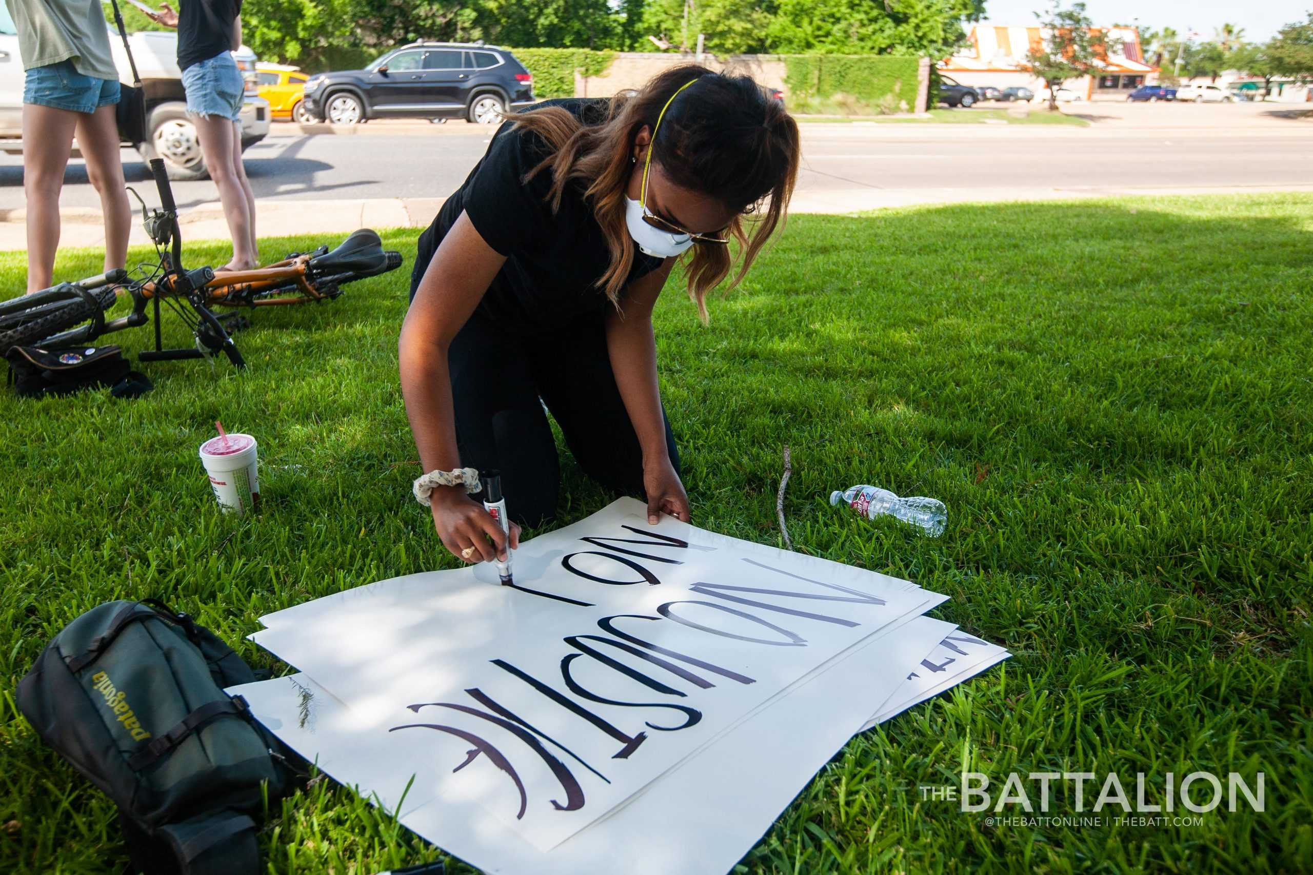 Protests spread to College Station