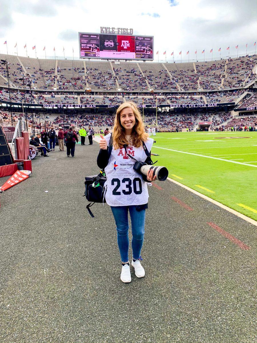 Psychology freshman Kylie Sledge will serve as the editor-in-chief of the Aggieland Yearbook for the 2020-2021 school year.