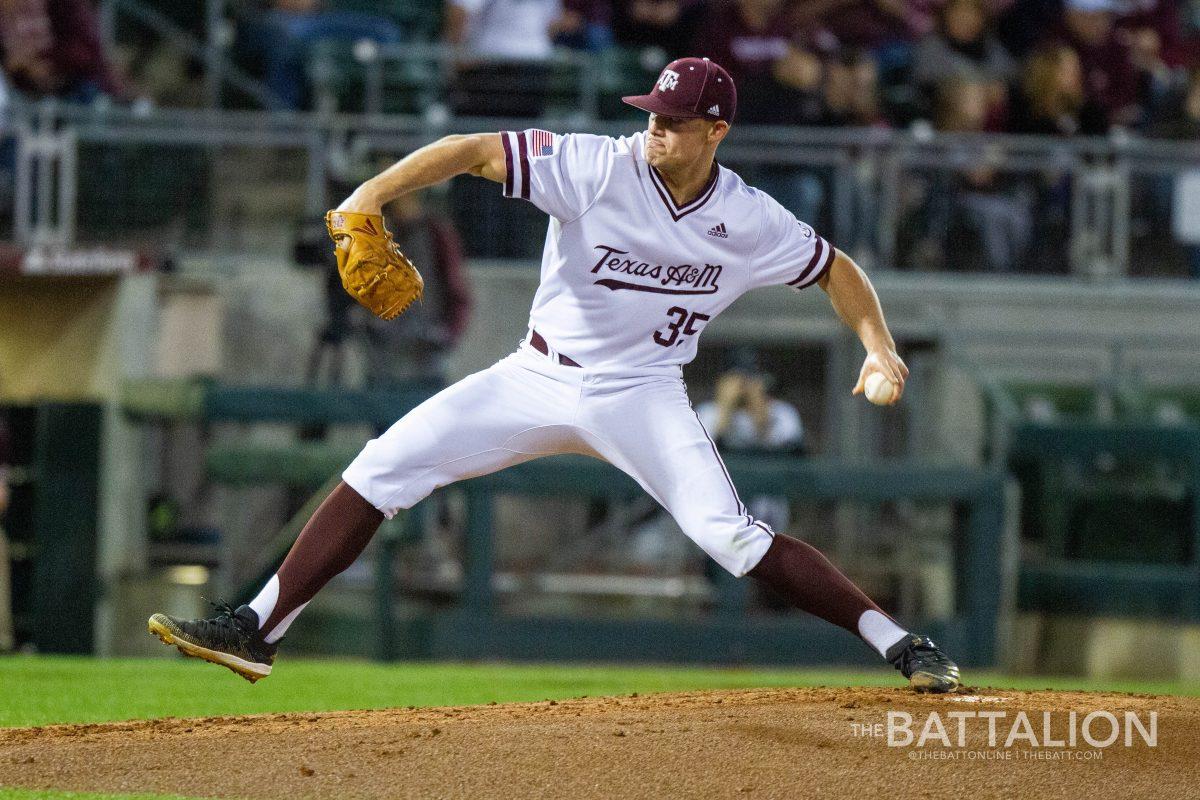 Junior Asa Lacy threw seven innings and had 13 strikeouts and allowed two walks.