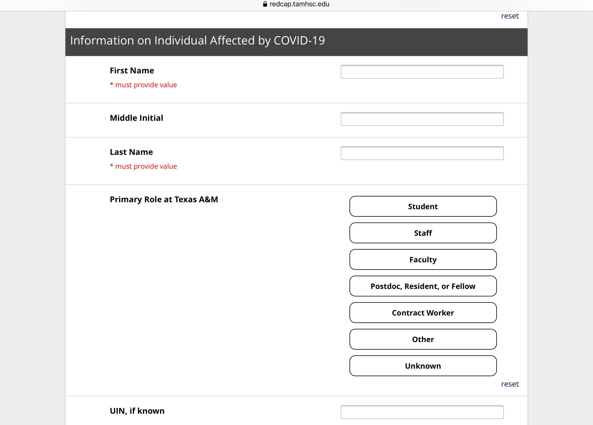 A&M implements on-campus, online COVID-19 reporting process