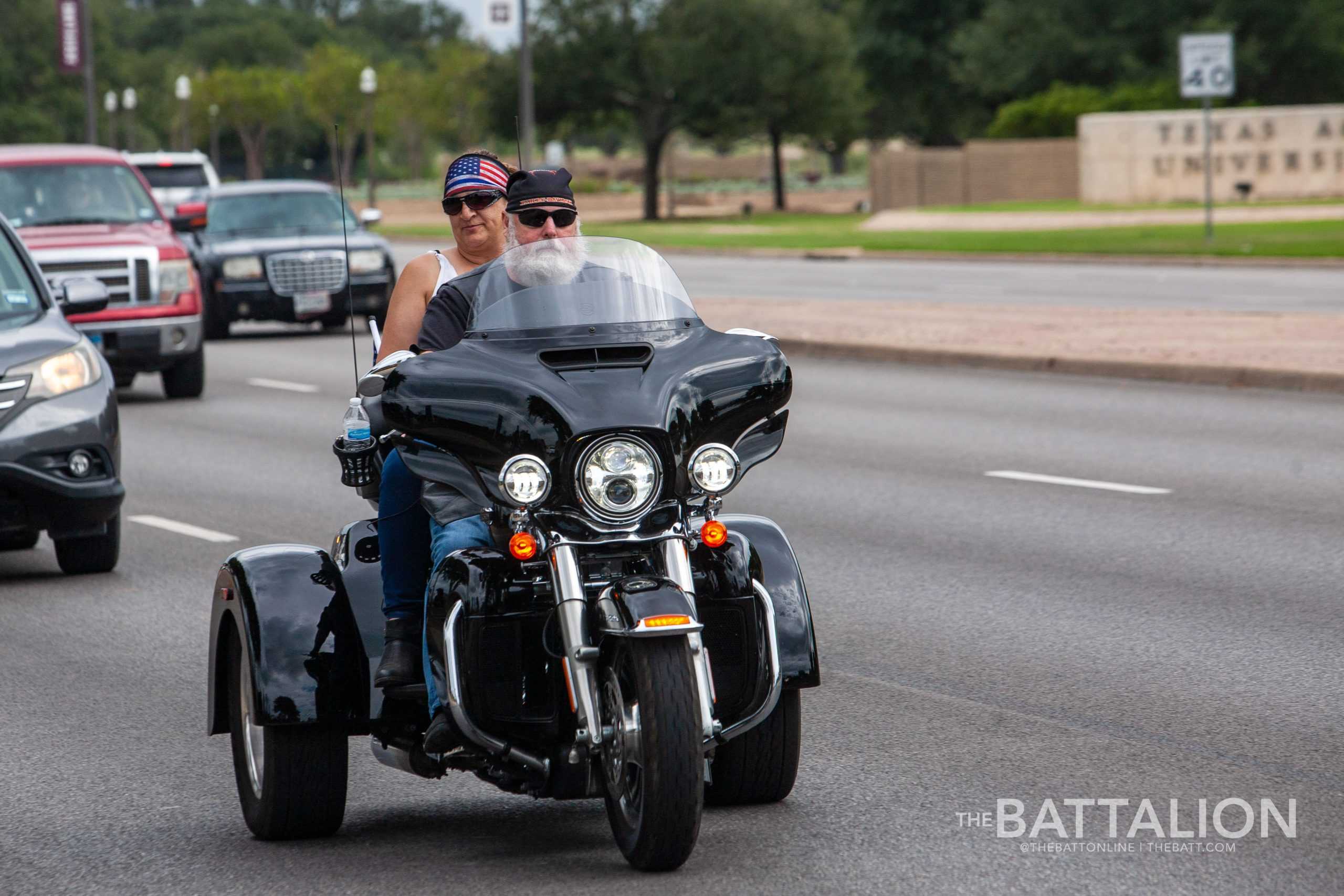 Over 100 cars gather for Trump parade in College Station