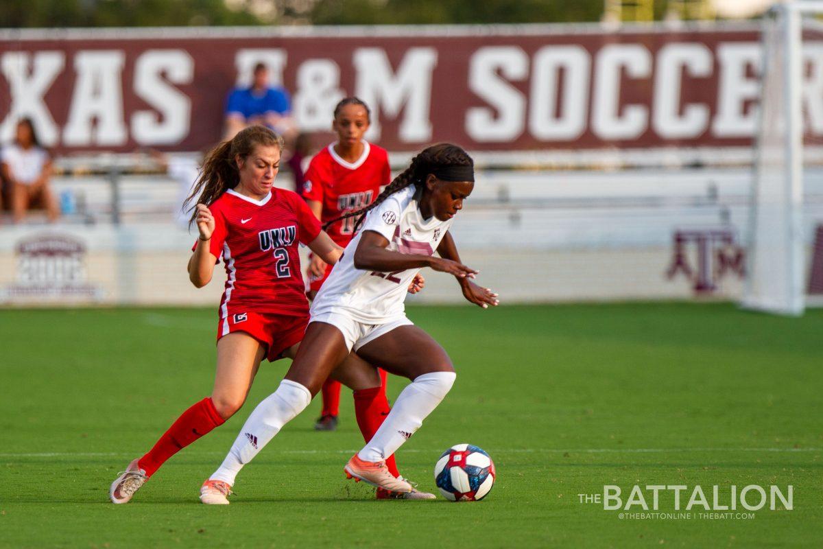 Senior forward Rheagen Smith recorded her first collegiate goal her freshman year against Florida in the semifinals of the SEC Tournament.