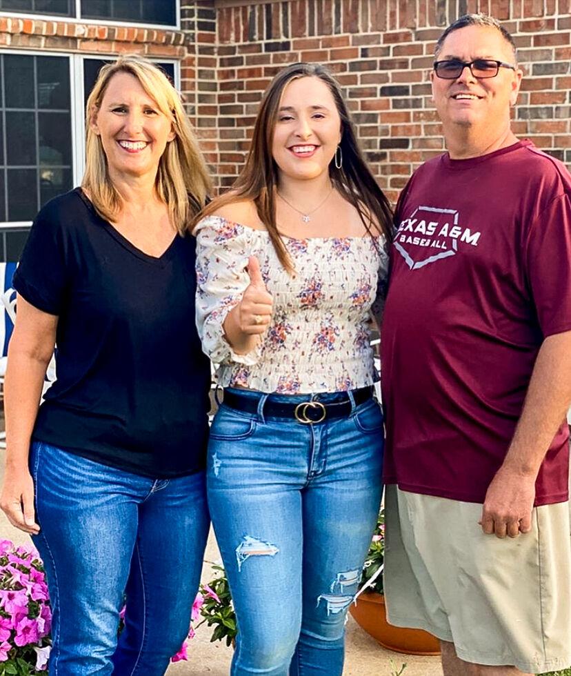 Victoria Walker shared her love of Texas A&M with her family including her parents, Tamara and David Walker.