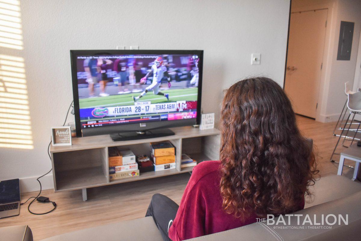 Students are finding alternatives to watching live sports in person, like streaming online or through TV services.