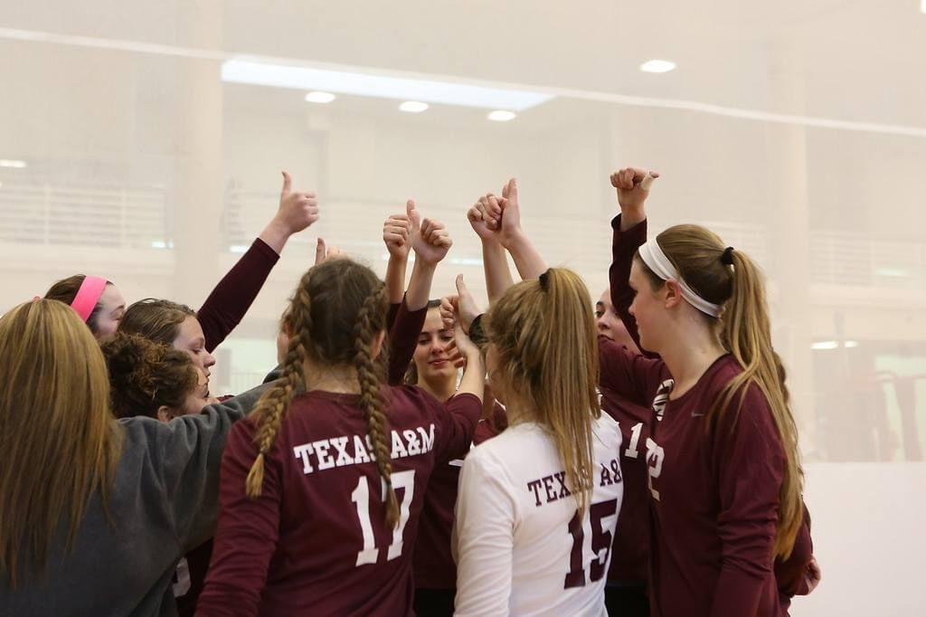 In+place+of+their+fall+season%2C+the+TAMU+womens+club+volleyball+team+is+focusing+on+skills+development+among+their+players.