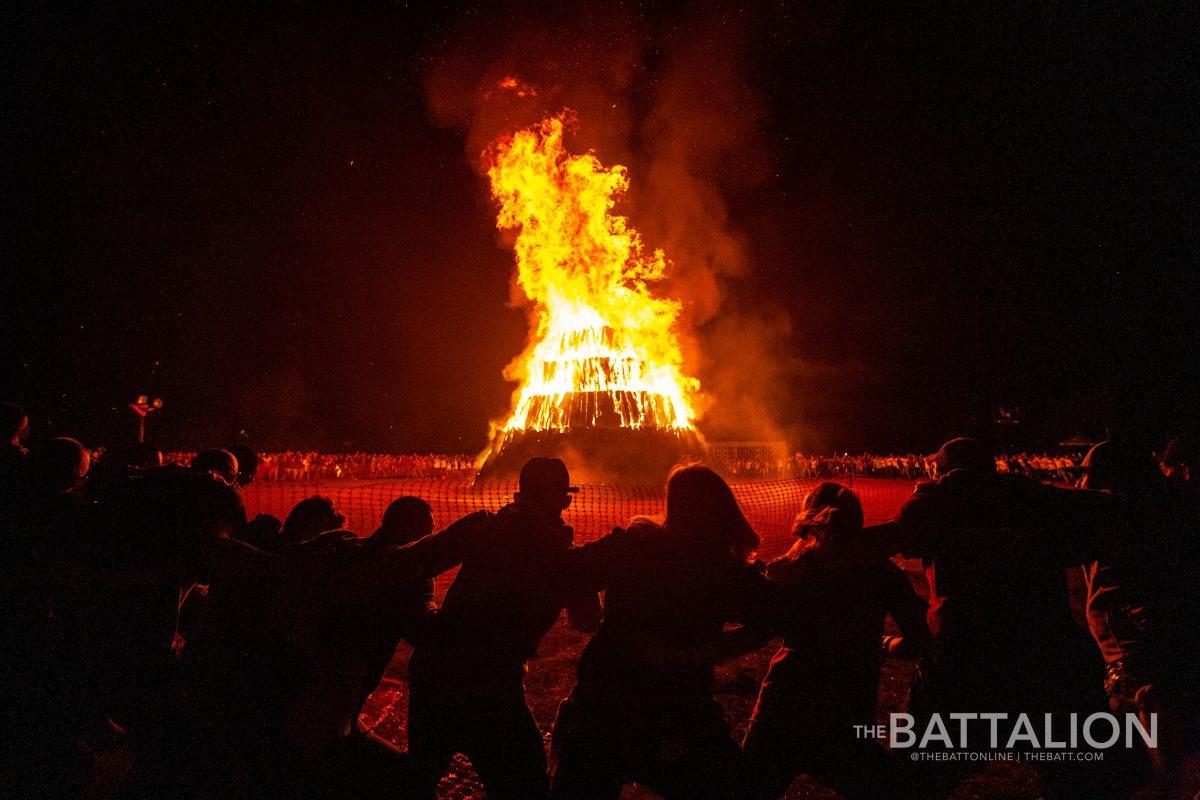 The 2020 Bonfire Remembrance Ceremony occurred at 2:42 a.m. on Wednesday, Nov. 18. The following week, Student Bonfire Burn will take place at 8 p.m. on Tuesday, Nov. 24 and will be live-streamed.