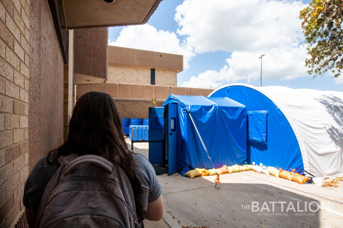 There are several locations on campus to be tested for COVID-19 including a Curative Inc. testing tent located in Lot 27 outside of Beutel Health Center.