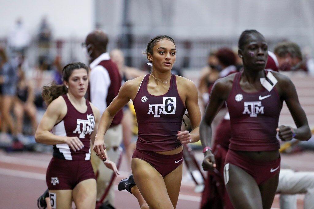 The Texas A&M track teams performance was highlighted by freshman middle-distance runner Athing Mu, who won the national title in the 400-meter.