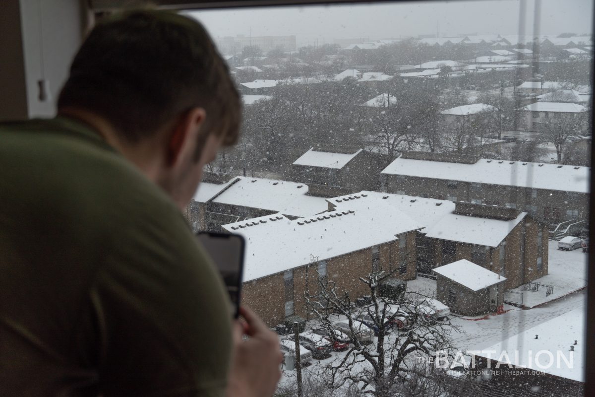 Bryan-College Station experienced its first snowfall since 2017 on Sunday, Jan. 10.