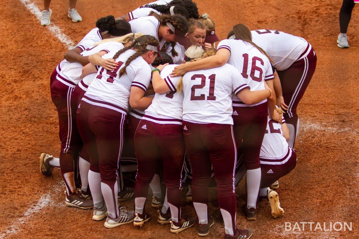 The+Aggie+softball+team+will+focus+on+consistency+heading+into+the+weekend+where+they+will+face+Lamar%2C+Campbell+and+Tennessee.%26%23160%3B