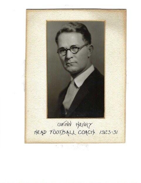 Gwinn Henry was the head football coach at the University of Missouri from 1923 to 1931.