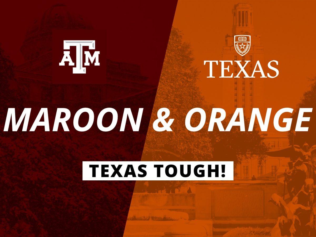The “Maroon and Orange: Texas Tough initiative is a student government campaign created to raise money for students impacted by Texas historic winter weather. 