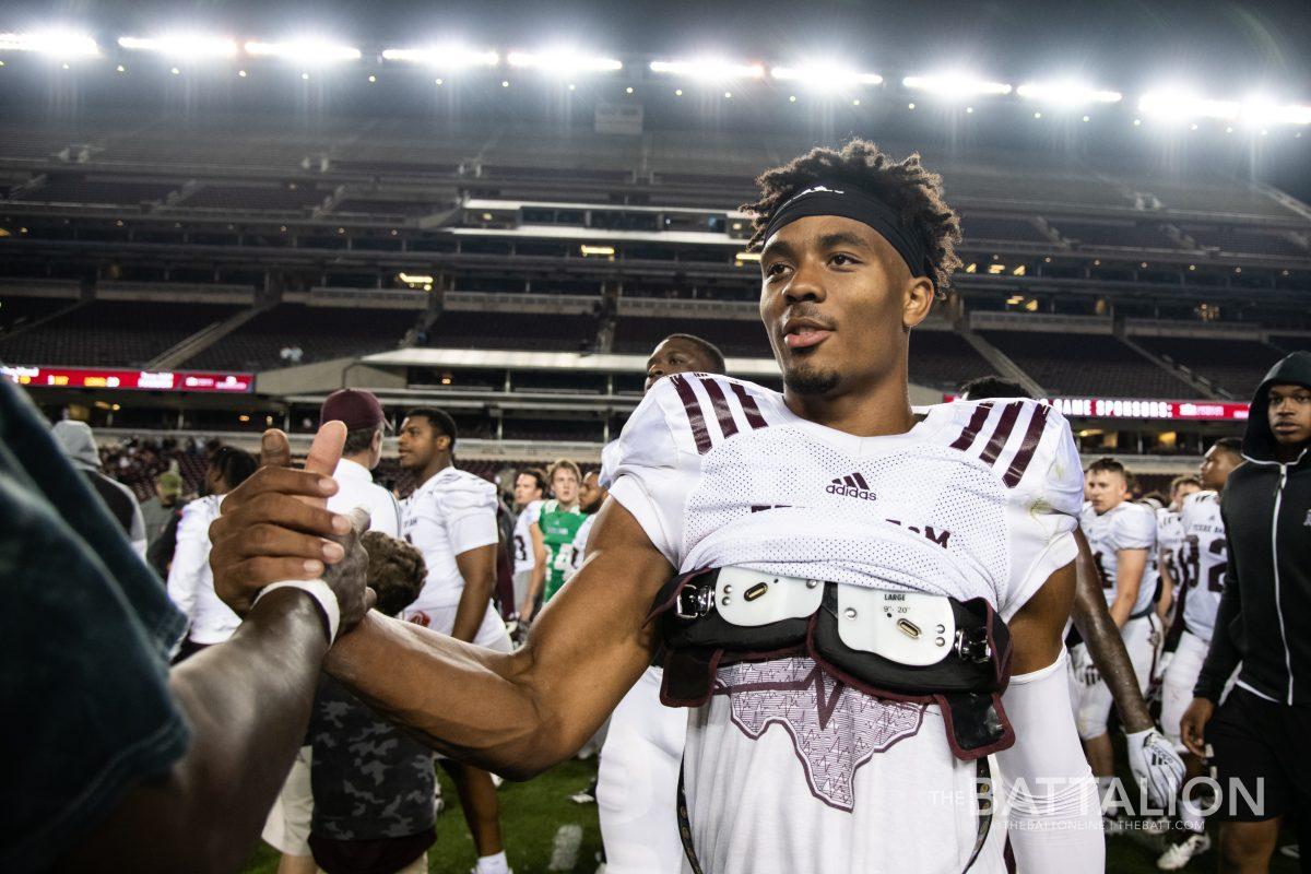 Texas A&M wide receiver Jhamon Ausbon remains strong in his confidence with the 2021 NFL Draft on the horizon despite his decision to opt out of the 2020 football season.
