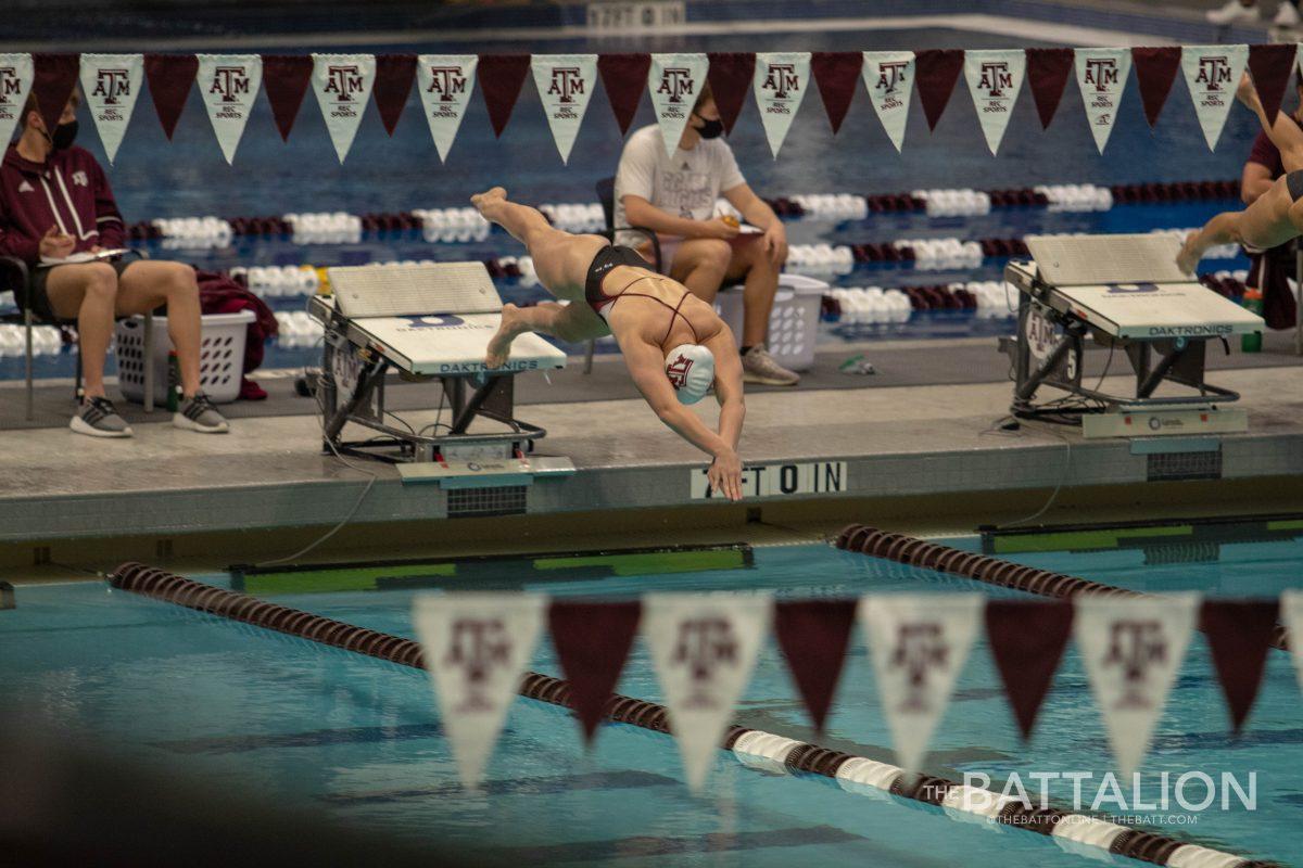 After closing out a successful 2020-2021 season, members of the Texas A&M swimming and diving team received a series of recognitions. 