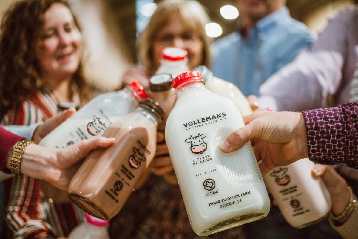 Vollemans Family Farm offers a variety of flavored and seasonal milk options in addition to their signature whole and two percent milk. 