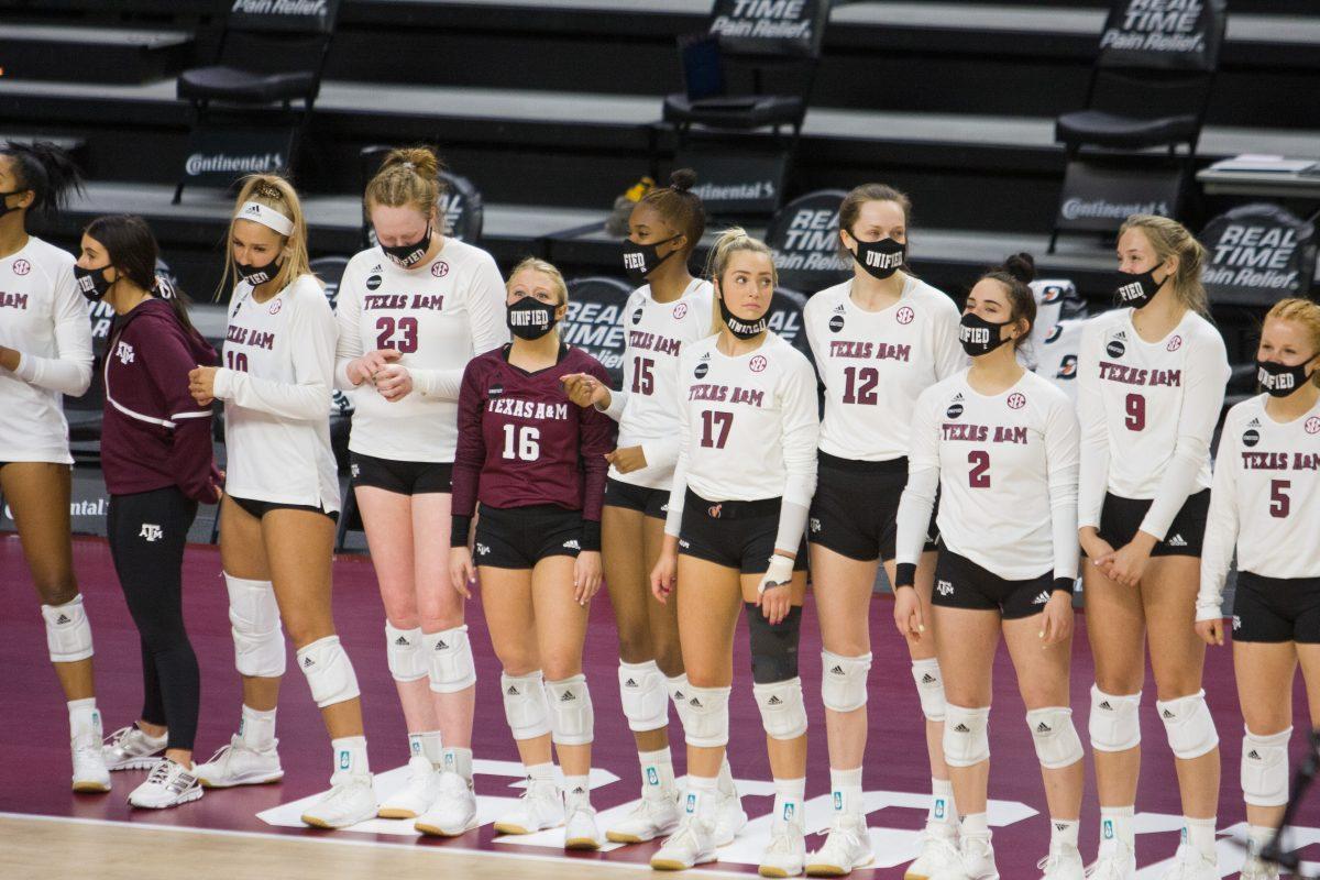 Texas A&M volleyball went 9-9 during the 2020-21 season.