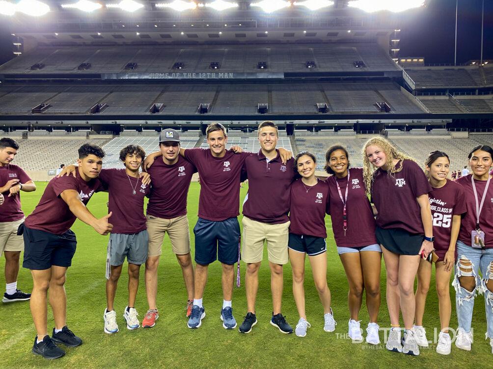 On the night of Aug. 24 the freshman Class of 2025 gathered together on Kyle Field to take their annual class photo. 