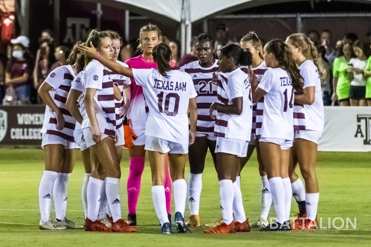 Texas A&M recorded 11 shots against Clemson, with six being shots on goal.