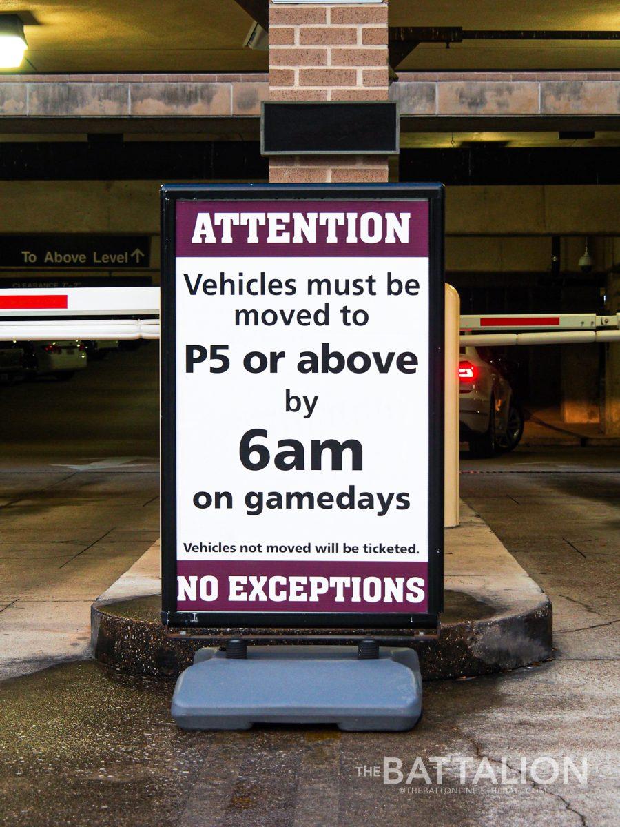 With the Texas A&M football season set to begin on Saturday, Sept. 4, gameday parking restrictions will go into effect across campus. 