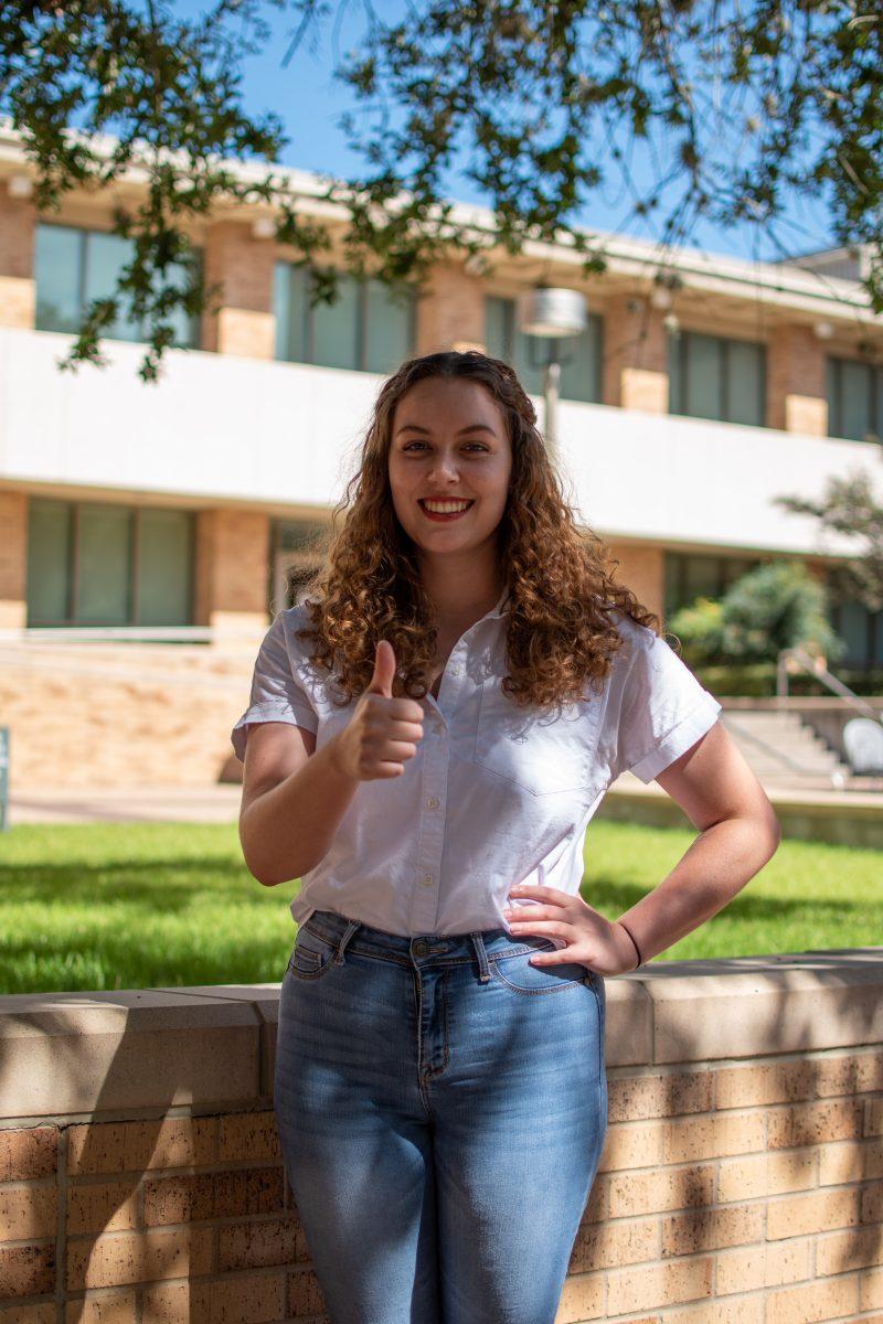 Managing Editor Julia Potts receives her Aggie Ring this Friday Sept. 24 at 10:30am.&#160;