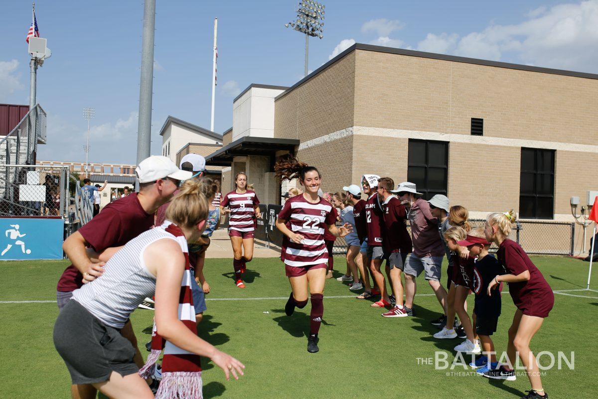 In her first season of collegiate gameplay, freshman forward Natalie Abel is already making an impact. Abel led Texas A&M to a 5-0 win over Sam Houston on Friday, Sept. 3 while notching her first career goal as an Aggie. 