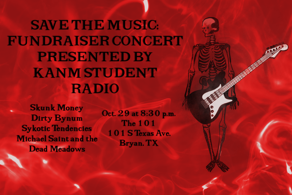 Save the Music Concert in Bryan is benefiting KANM Student Radio.