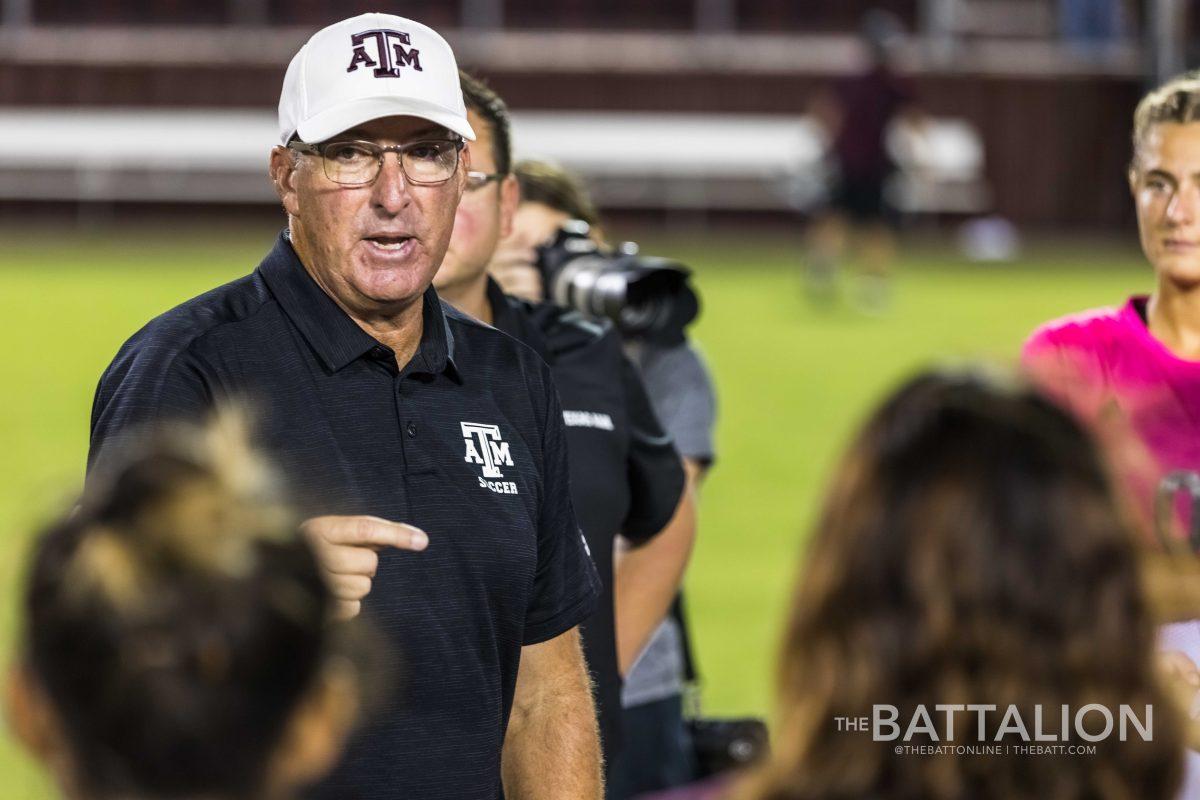 Texas A&M Head Coach G Guerrieri said the Aggies will be challenged on Friday, Oct. 16 where they will face a tactical and organized Alabama team. 