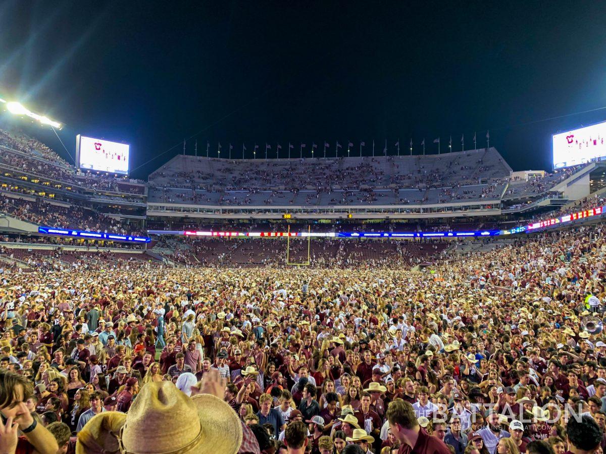 Opinion writer Sam Somogye discusses his experience at the Saturday, Oct. 9 game in which Texas A&M football upset the Alabama Crimson Tide 41-38. 