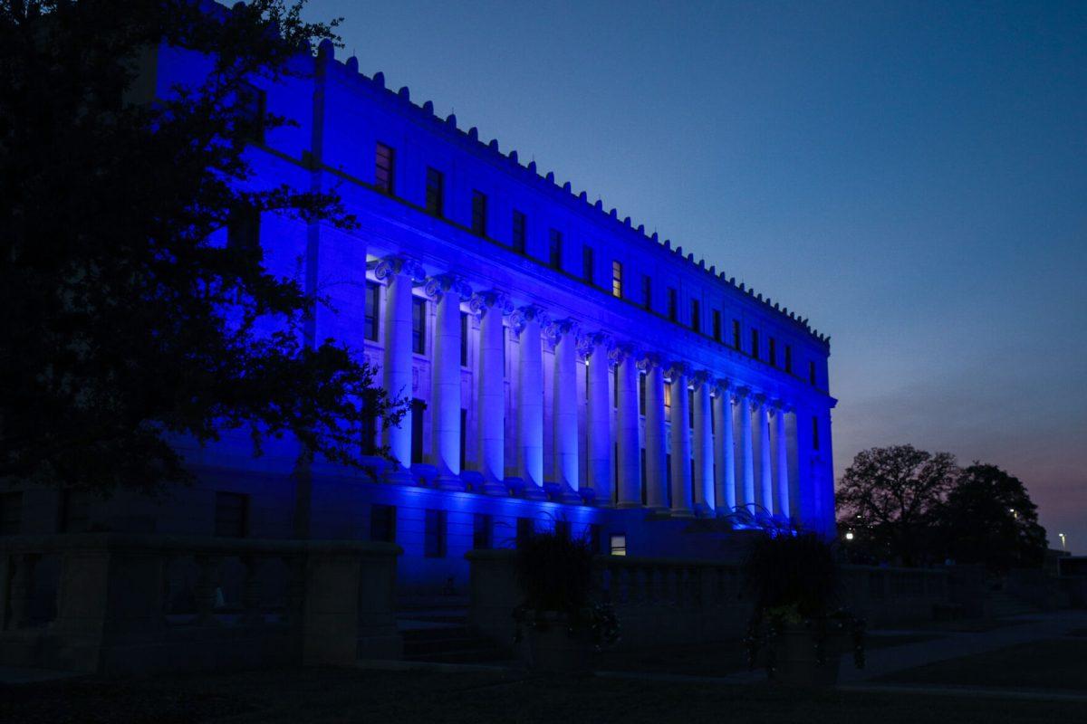 The Texas A&M University System will commemorate World Teacher Day by lighting several buildings across campus blue on Tuesday, Oct. 5. 