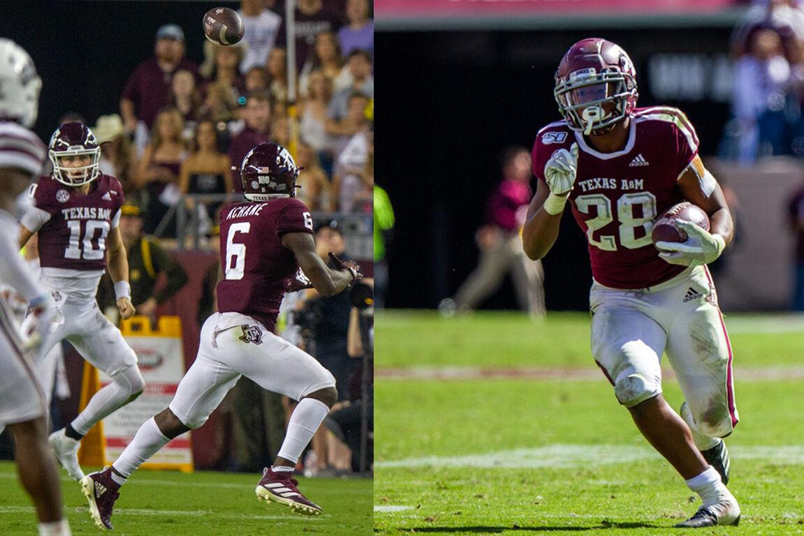 Running+backs+Devon+Achane+and+Isaiah+Spiller+have+been+invaluable+tools+in+the+Aggies+arsenal+during+the+2021+season.
