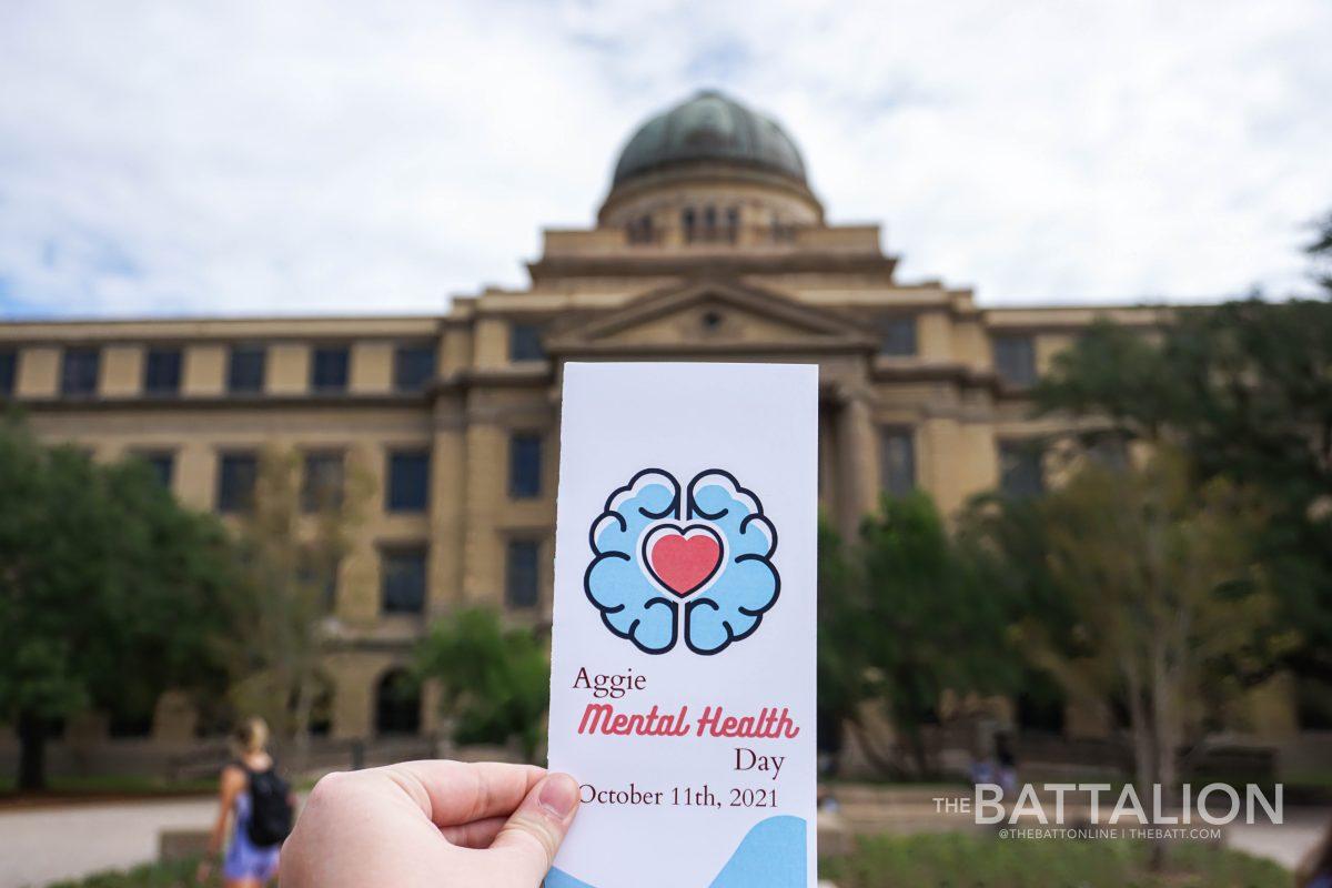 Texas A&M University held Aggie Mental Health Day for students on Monday, Oct. 11 from 11 a.m. to 1 p.m. in Academic Plaza. 