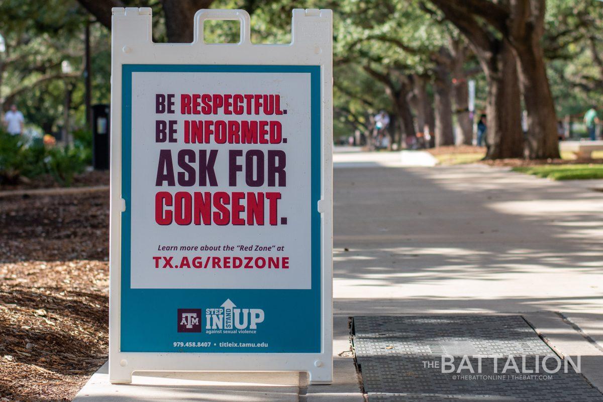 Texas A&M is in the midst of the Red Zone; the time in which half of all sexual assaults happen on college campuses.