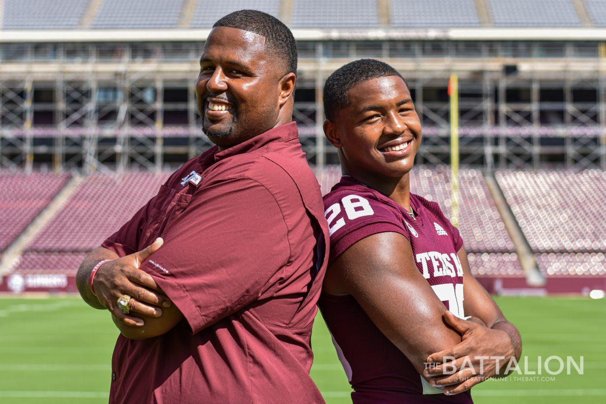 Junior running back Isaiah Spillers rise to success runs in the family, following in the footsteps of father, Fred Spiller who was a tight end on the Texas A&M football team in 2004.