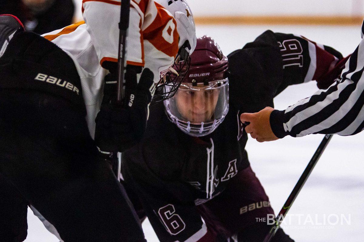 <p>In their home opener, the Texas A&M Ice Hockey team played two hard fought games against <span id=