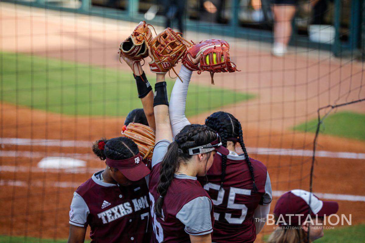 The Texas A&M softball team concluded its 2021 fall exhibition season on Monday, Nov. 1 with a dominant 13-2 win over the Blinn Buccaneers.