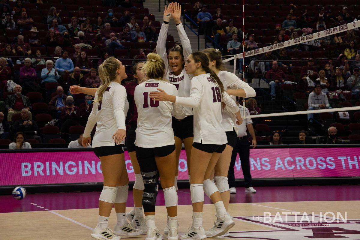 After dropping the first set, the Aggies won three straight to defeat Missouri in four.