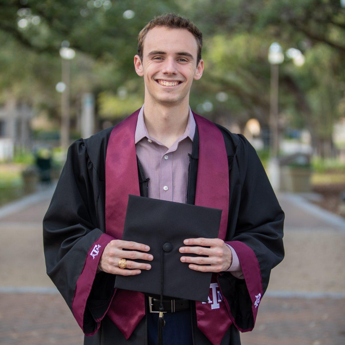 Assistant sports editor Ryan Faulkner graduates later this month.