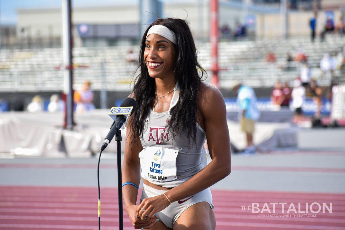 Tyra Gittens competed in ten events throughout the competition including the heptathlon, the open long jump, open high jump and the open 100m hurdles. 