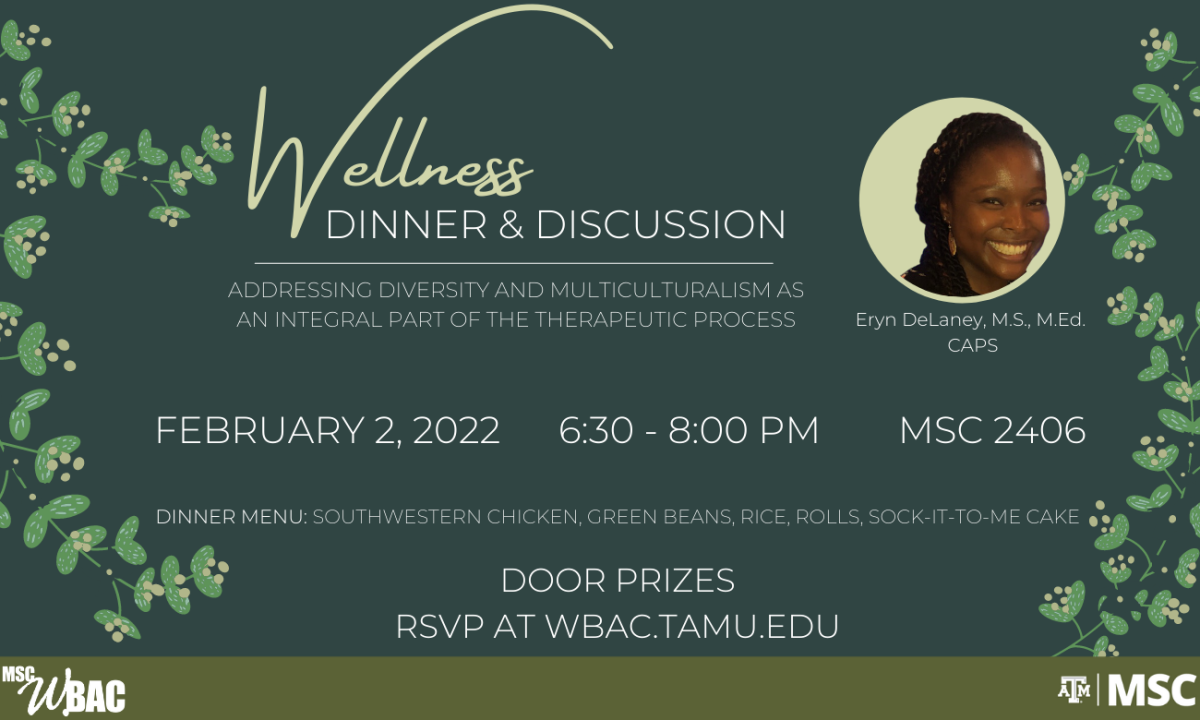The MSC WBAC holds a wellness dinner to kick off black history month.