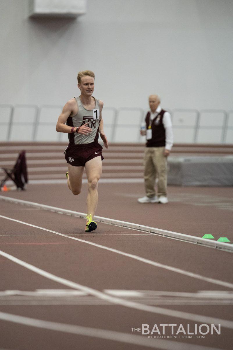 <p>Senior <strong>Brady Grant</strong> broke many personal records during the last competition before the SEC rounds. </p>