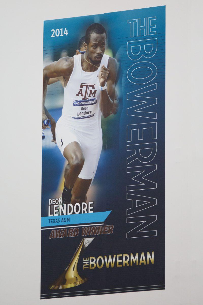 Former student-athlete and winner of The Bowerman, Deon Leondre, died on Jan. 10, 2022.