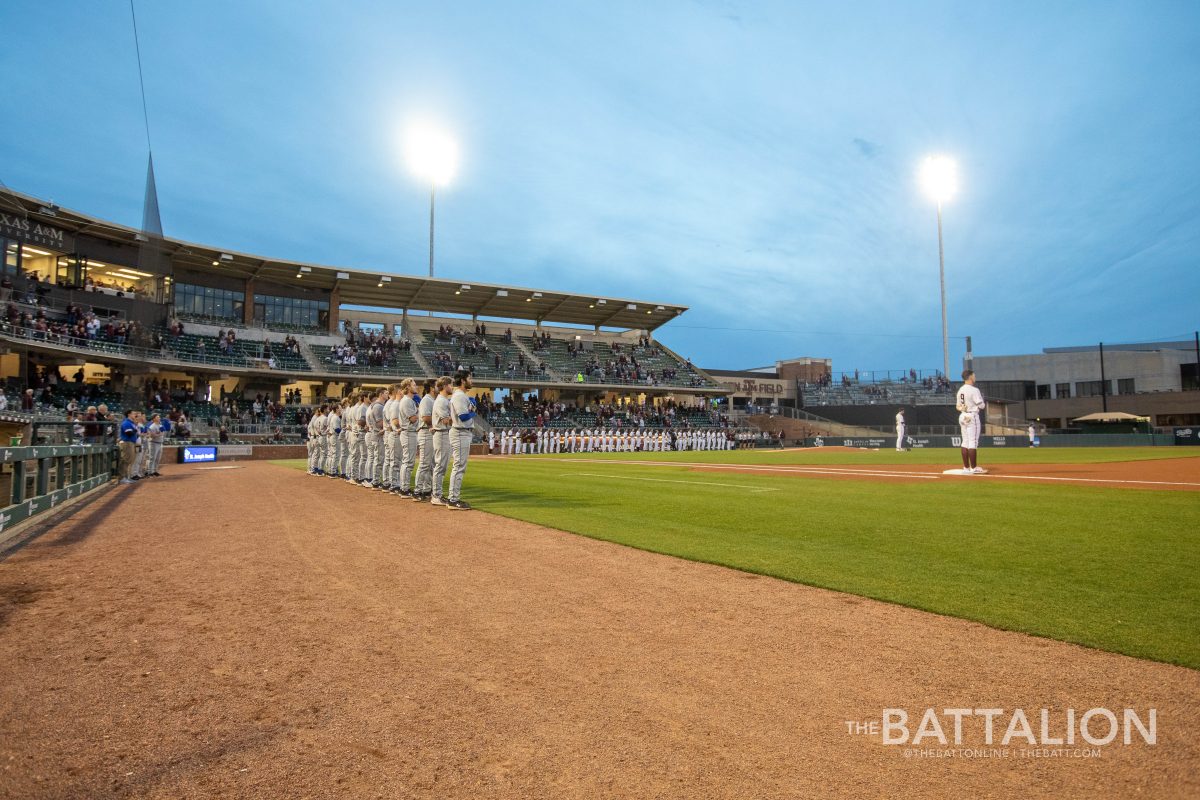 Texas A&M hosted Houston Baptist at Blue Bell Park on Tuesday, Mar. 1, 2022.
