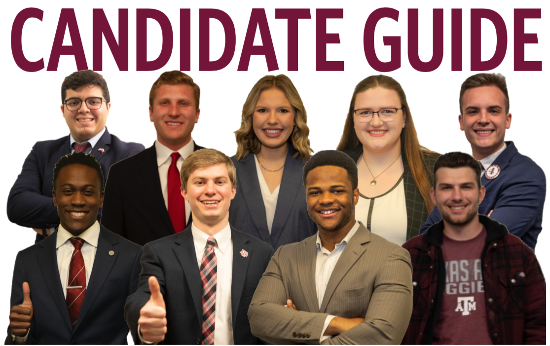 The 2022 student body elections will be held from Thursday, March 3 at 9 a.m. to Friday, March 4 at 12 p.m. Student body president candidates are (top row, left to right) Victor Ferro, Case Harris, Meghan Hein, Helena MacCrossan, Logan Mohr, (bottom row, left to right) Christian Newton, Jacob Pratt, Noble Udoh and Nicholas Zang.&#160;