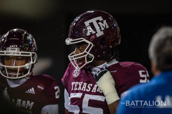 <p>Texas A&M junior offensive lineman Kenyon Green is a two-time AP All American.</p>