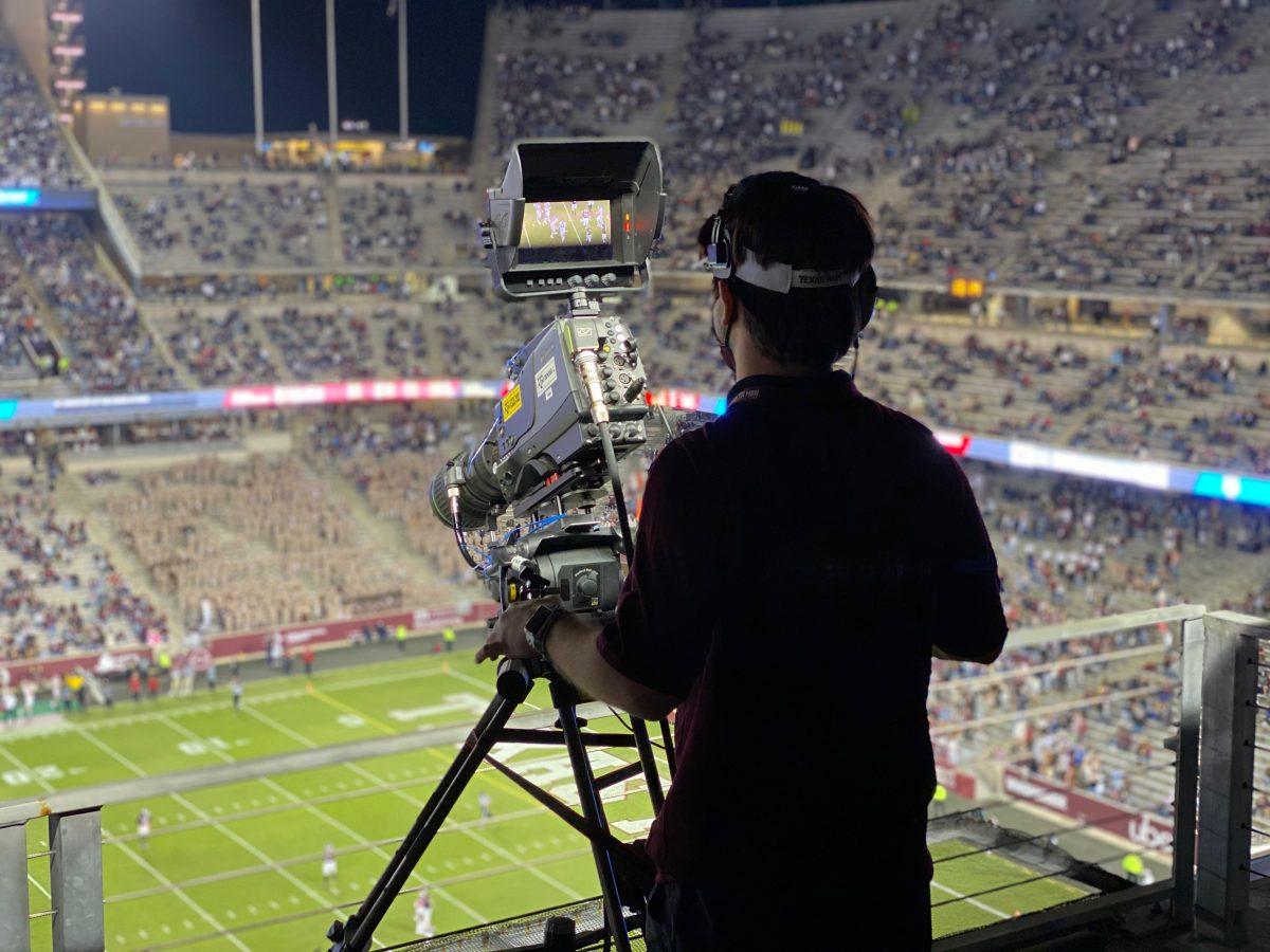 12th Man Productions employs over 100 student workers, broadcasting all home Texas A&M sporting events. 