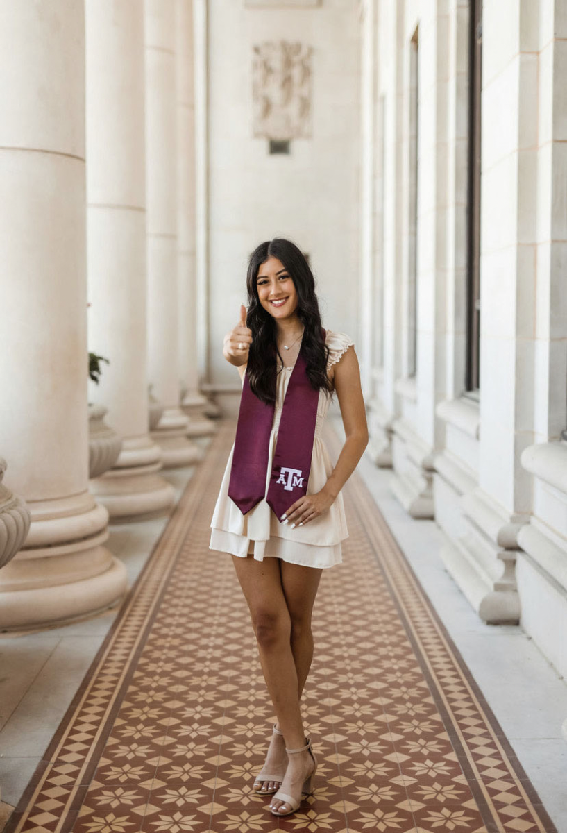 Communication senior Viviana Del Toro will be graduating from Texas A&M on Friday, May 13 and attending New York University for graduate school in the fall. 