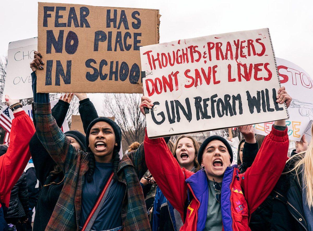 A protest organized by Teens For Gun Reform advocate for gun control in Washington D.C., following the the shooting at Douglas High School in Parkland, Florida.  In light of the May 25 shooting at Robb Elementary School, talks of gun reform are being circulated once again.